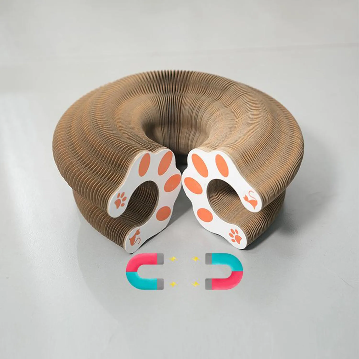 Accordion Cat Scratching Board Corrugated Paper Fun Transformation Cat Toy