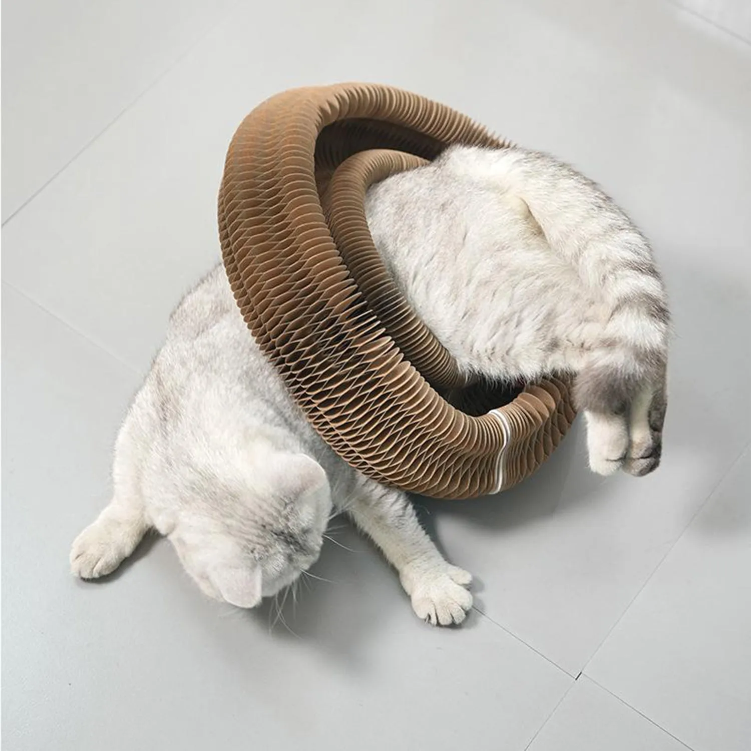 Accordion Cat Scratching Board Corrugated Paper Fun Transformation Cat Toy