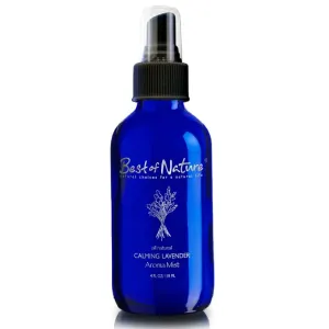 Best of Nature Calming Lavender Aroma Mist: 100% Natural Lavender Spray for Relaxation, Freshening Rooms, and Refreshing LinensPure Essential Oil Air Freshener
