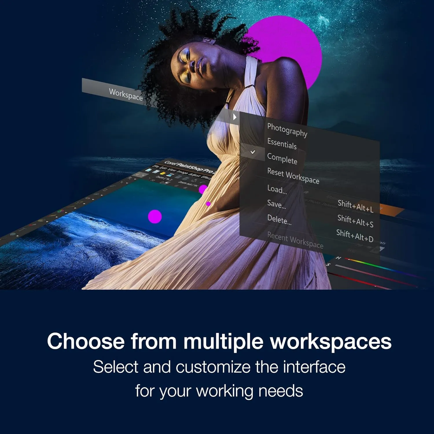 Corel PaintShop Pro 2023 Ultimate | Powerful Photo Editing & Graphic Design Software   Creative Suite | Amazon Exclusive ParticleShop   5 Brush Starter Pack [PC Download]