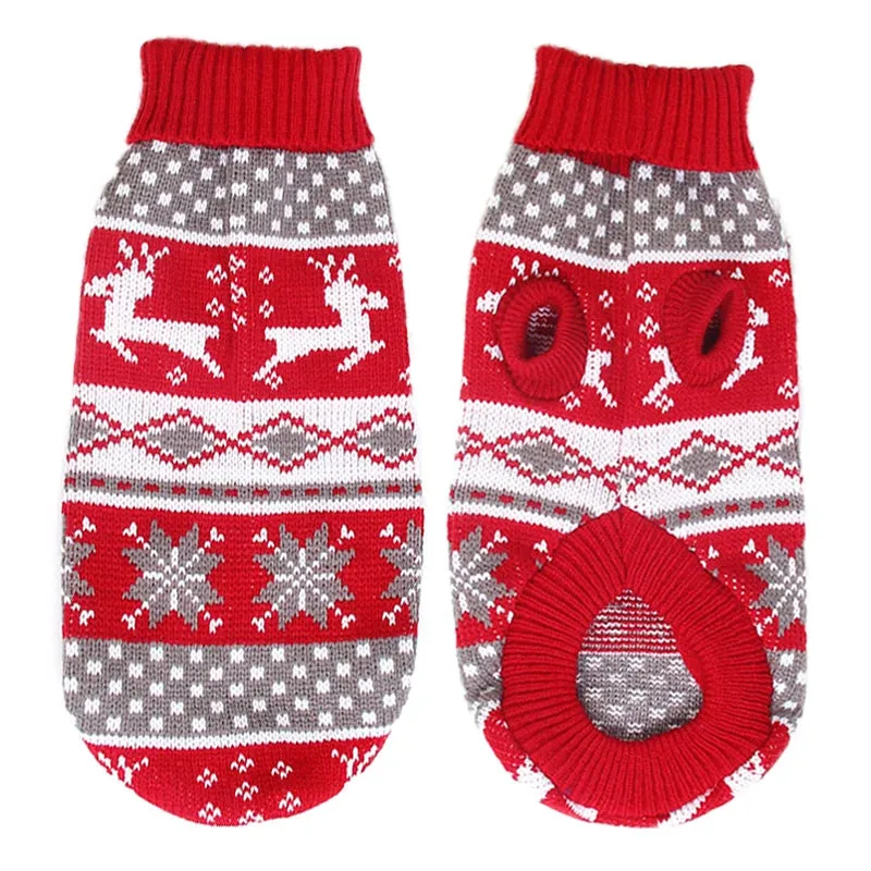 Cozy Knitted Dog Sweater for Small & Medium Dogs