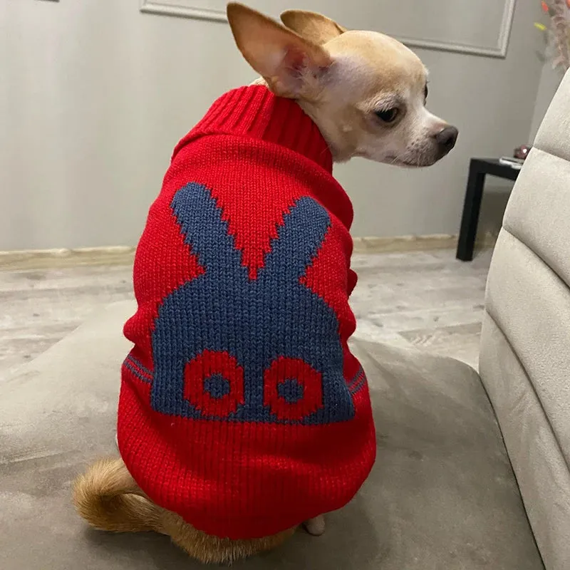 Cozy Knitted Dog Sweater for Small & Medium Dogs