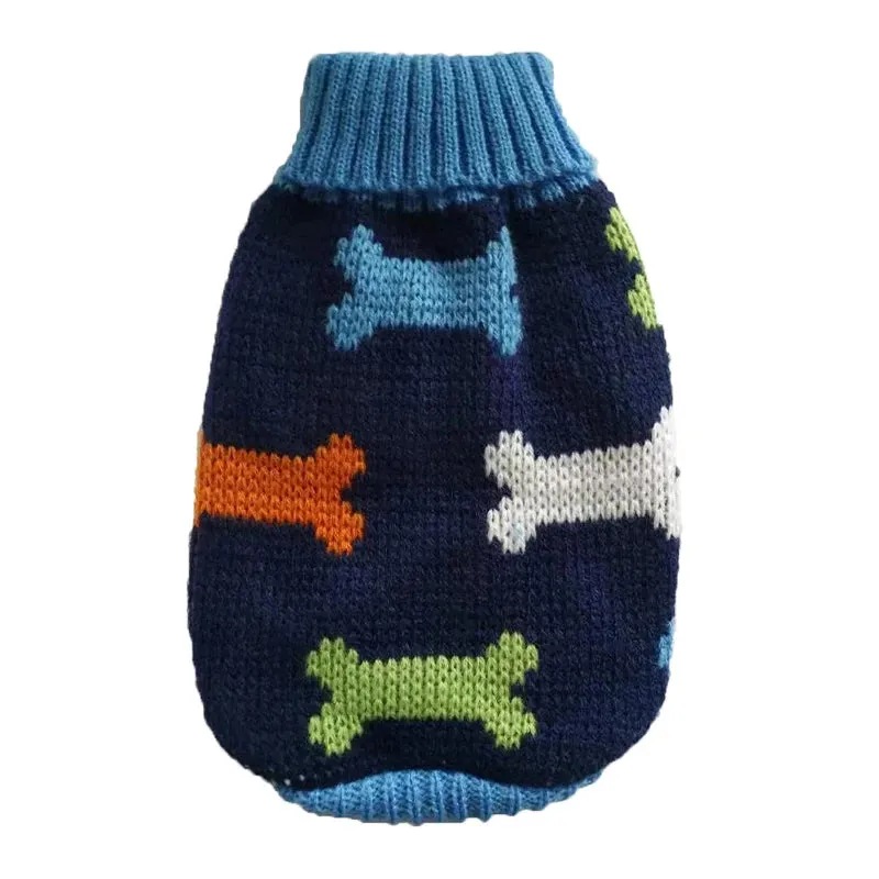 Cozy Knitted Dog Sweater for Small & Medium Dogs