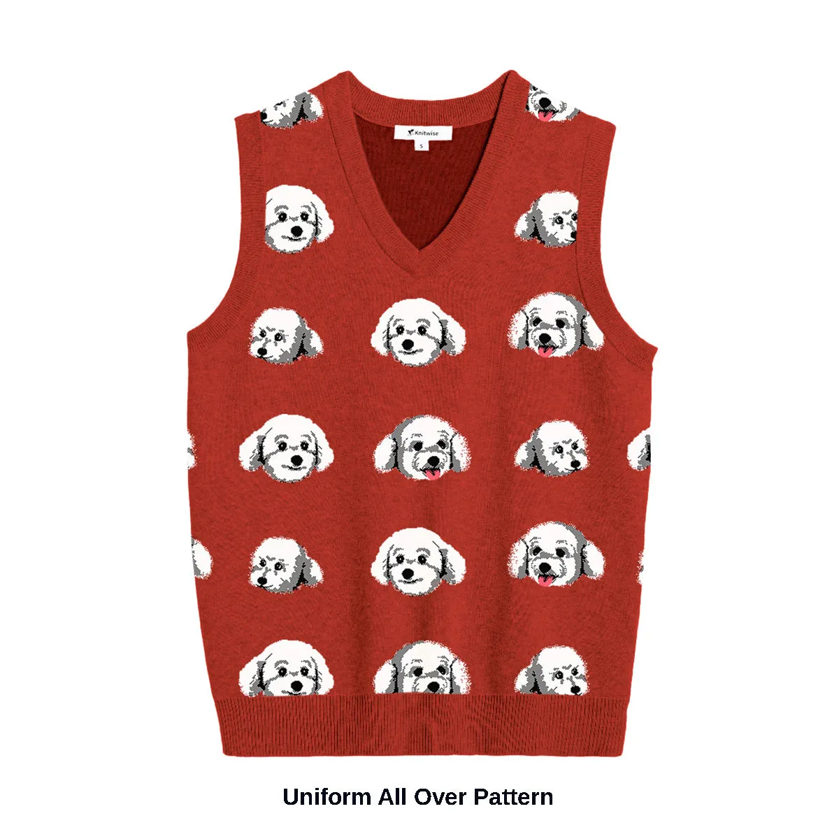 Custom All Over Pet Sweater Vest