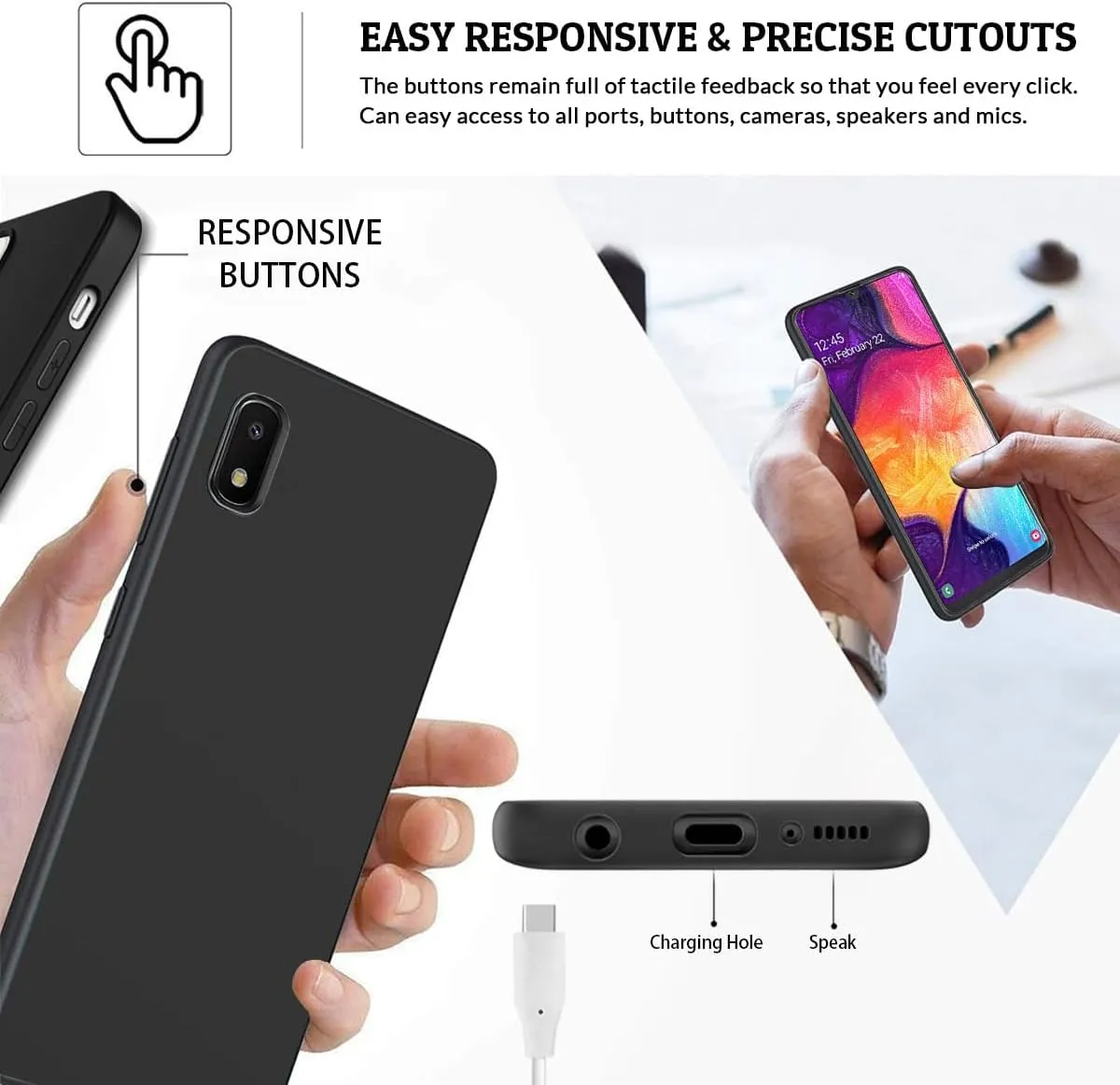 Custom Case Compatible with Boost Summit 5G, Spotify Code Photo Personalized Customized Music Player Song Plaque Image Text Picture Design Shockproof Black Soft Cover Shell