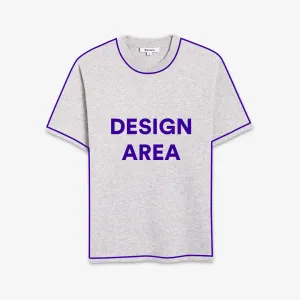 Custom Short Sleeve Crewneck Sweater with Any Idea You have