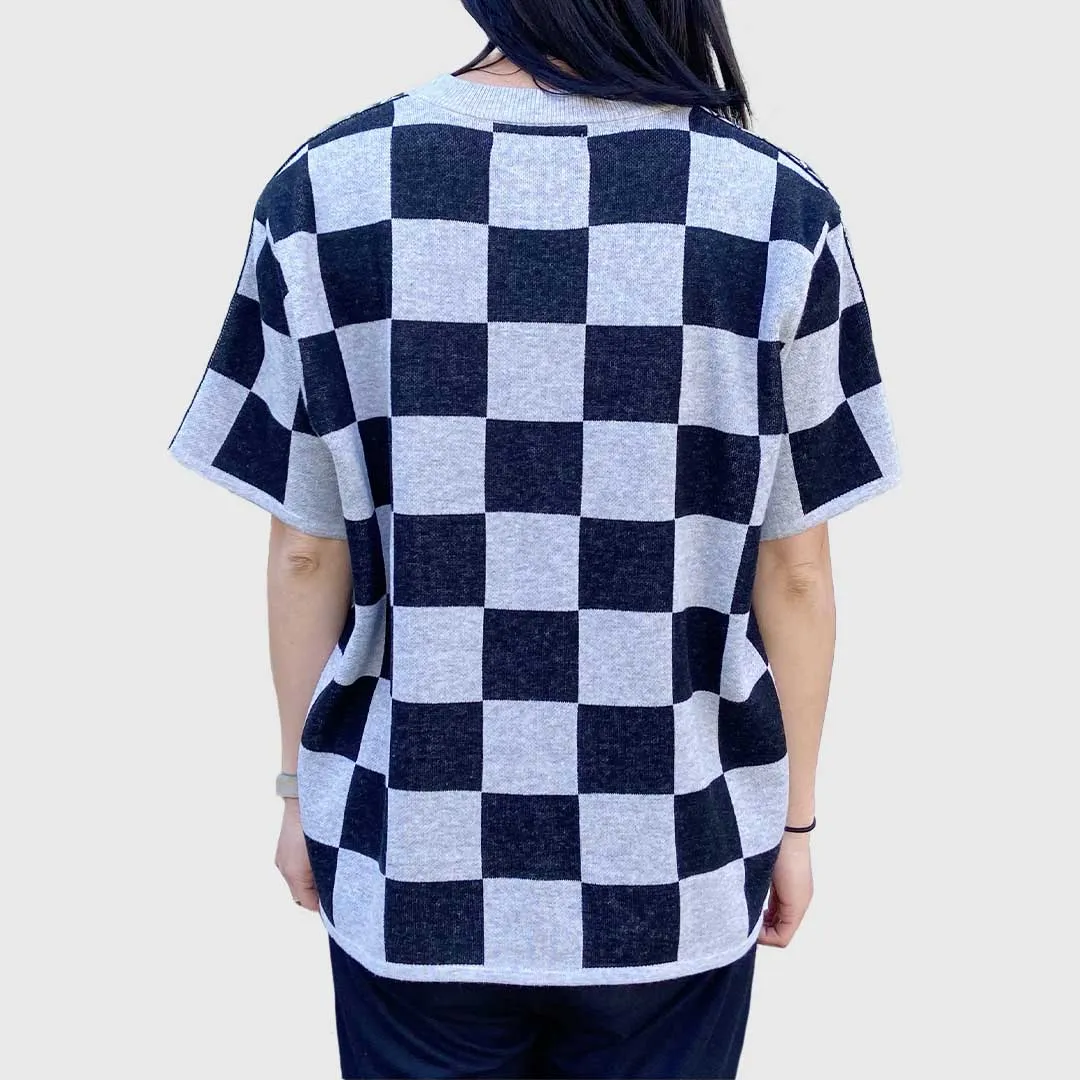Custom Short Sleeve Crewneck Sweater with Any Idea You have