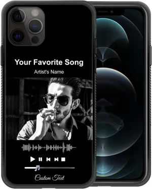 DAIZAG Case Compatible with iPhone 15 14 Pro Max Plus Mini 13 12 11 8 7 SE 2020 6 6S X XS,Personalized Phone Case,Custom Photos Music Player Song Photo