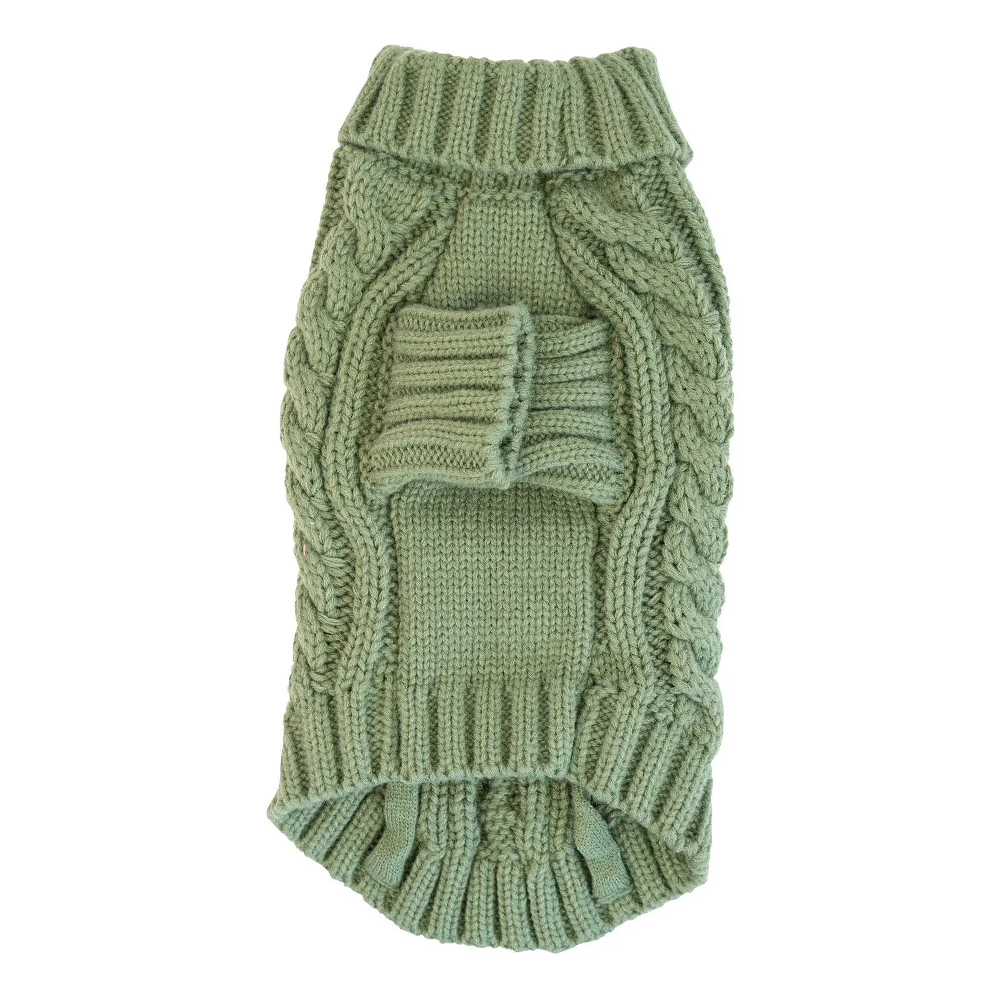 Dan & Sam - Knitted Sweater (Olive Green) - 45cm