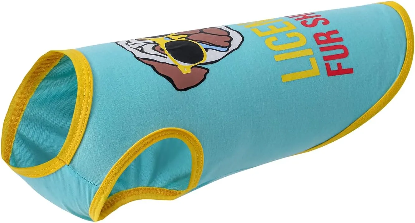 Dog Shirts Pet Printed Clothes with Funny Letters Summer Pet T Shirts Cool Puppy Shirts Breathable Dog Outfit Soft Dog Sweatshirt for Pet Dogs Cats (Large, Pattern-5)