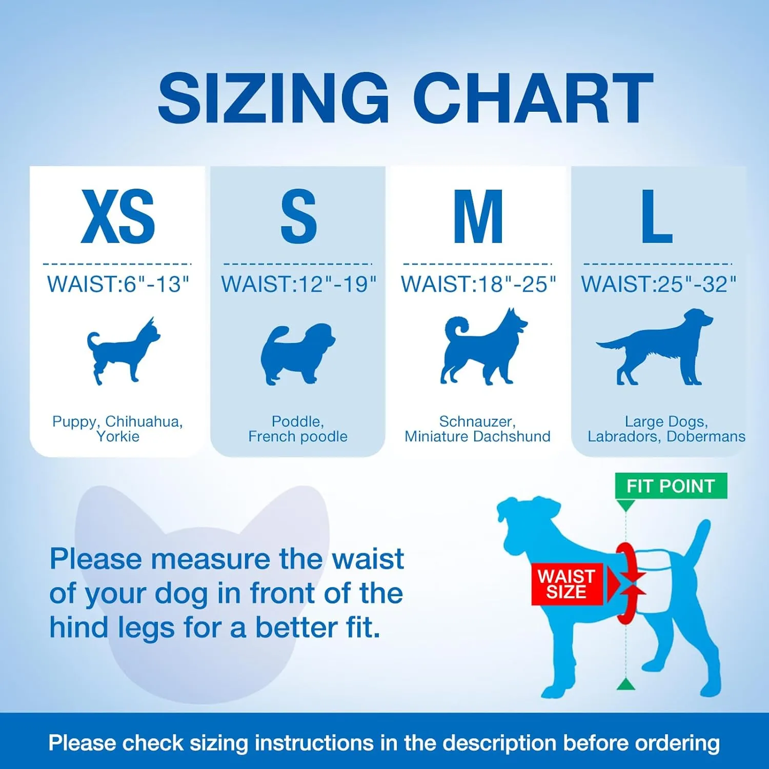 Dono Dog Diapers Male Disposable Male Dog Wraps 40ct Doggie Diapers Wetness Indicator Leak-Proof Dog Belly Wraps, Rapid-Dry Gel Technology Puppy Diapers for Excitable Urination Incontinence, XSmall