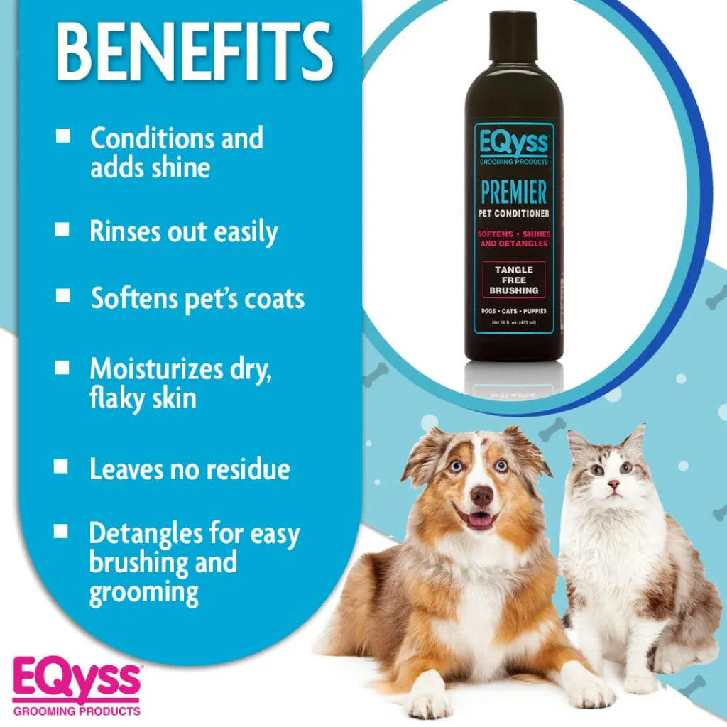 EQyss Premier Pet Conditioner for Dogs, Cats & Puppies (16 oz)