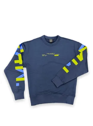 G-Star Sweater - 7411 Sleeve GR Loose R SW - Sartho Blue - D23180-C988-6067 23