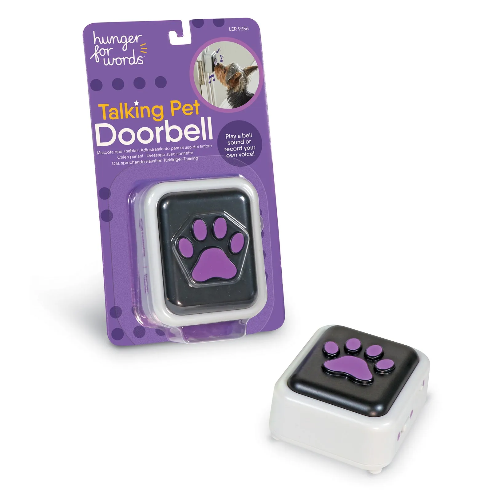 Hunger For Words™ Talking Pet Doorbell