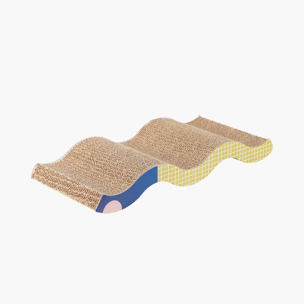 Pidan Cat Kitten Triangle Scratching Post Corrugated Cardboard Scratcher Board Wave