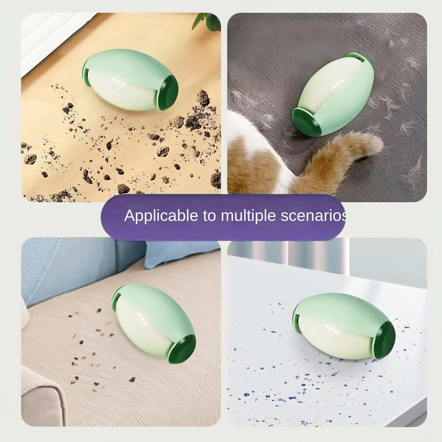Reusable Lint Rollers for Pet Hair, Washable Sticky Roller for Clothes,for Pet Hair Remover, Portable Home Travel Lint Roller Mini, Super Sticky Lint Roller Ball for Plush Hair, Sweater Depiller (1)
