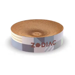 Zodiac Cat Kitten Round Scratch Lounge Corrugated Cardboard Scratcher Board Moruya